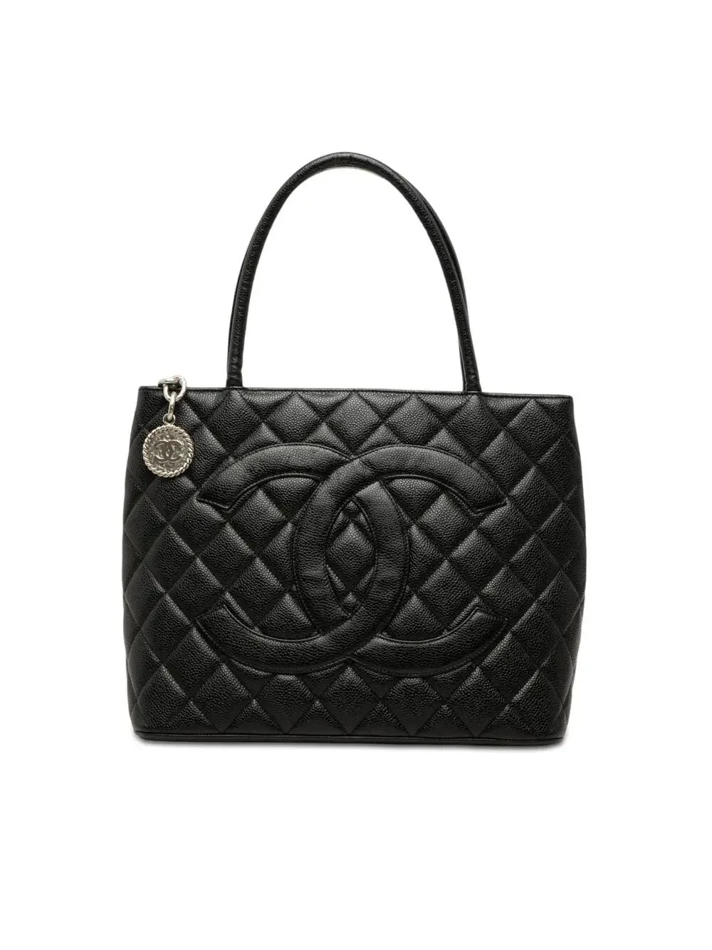 Chanel Caviar Medallion Tote Pre-Loved #290431C17B
